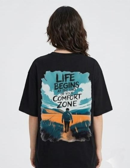 Break The Zone Black boxi fit t-shirt