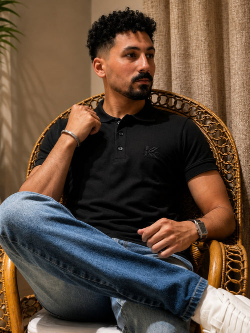 Balck polo T-shirt
