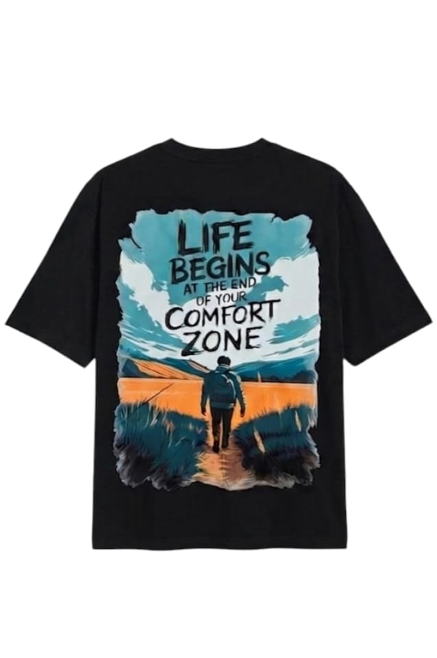 Break The Zone Black boxi fit t-shirt